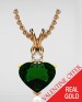 Designer Diamond Pendant : 30-250-Y-Green